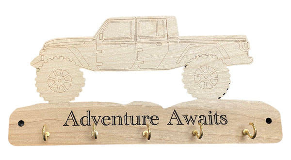 Jeep Key Holder- Wood